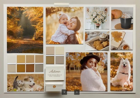 فایل لایه باز کلاژ عکس پاییزی