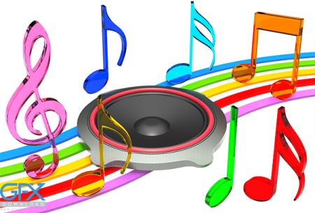 عکس زیبا از نت های موسیقی