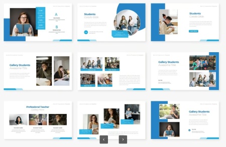 دانلود تم پاورپوینت دانش آموزی