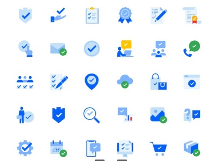 30 وکتور علامت تیک