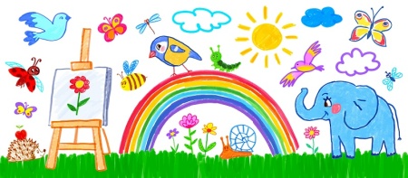 دانلود طرح لایه باز نقاشی کودکانه