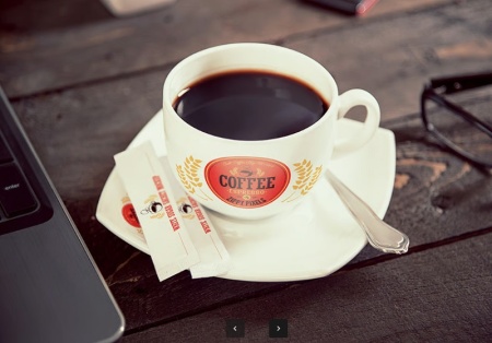 دانلود موکاپ لوگو کافی شاپ