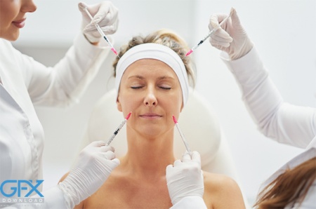 دانلود 17 عکس تزریق ژل لب و بوتاکس با کیفیت بالا