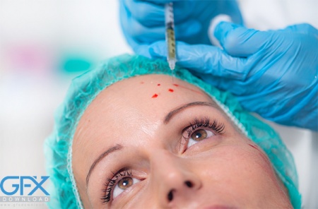 عکس بوتاکس ابرو