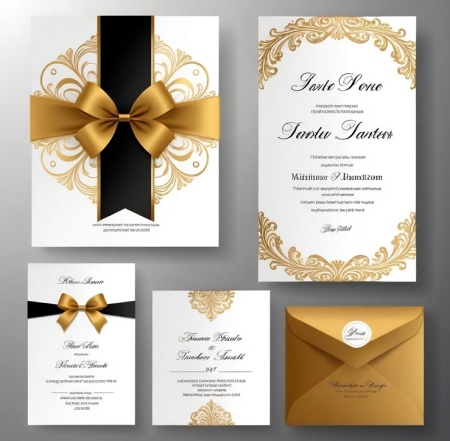 وکتور کارت دعوت رسمی