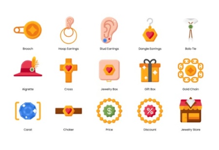 دانلود آیکون طلا و جواهر