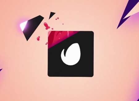 پروژه افتر افکت لوگو موشن سامورائی Katana Cut Logo