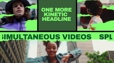 دانلود پروژه پریمیر اینترو با تقسیم صفحه Minimal Kinetic Split Screens