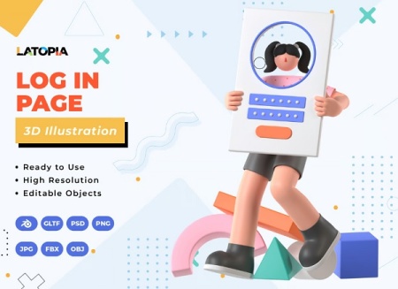 دانلود فایل لایه باز صفحه لاگین