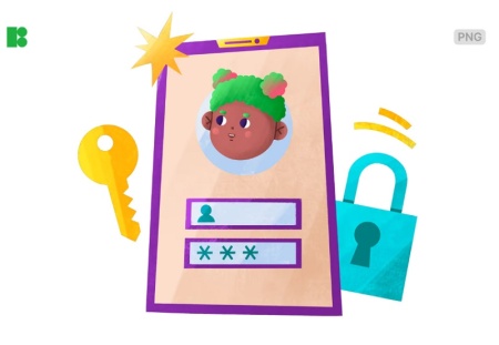 طرح لایه باز فرم ورود و لاگین