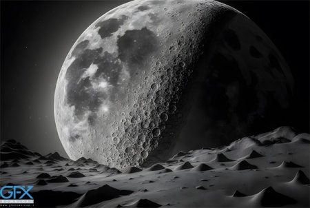 عکس ماه با کیفیت 4k