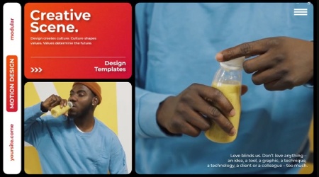 پروژه آماده پریمیر معرفی چند صفحه ای Creative Multi Screen Intro