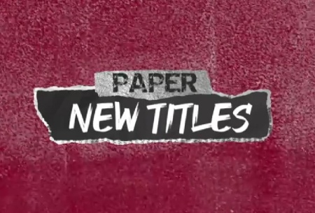 دانلود پروژه پریمیر عناوین کاغذی New Paper Titles