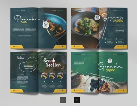 دانلود کاتالوگ لایه باز معرفی رستوران