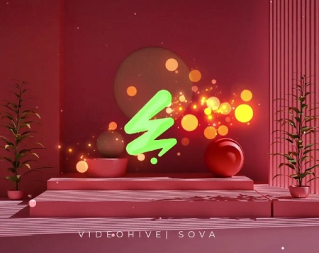 دانلود پروژه افتر افکت نمایش لوگو سه بعدی در فضای داخلی