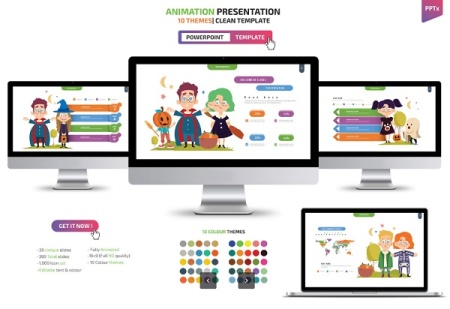 قالب پاورپوینت Animation Presentation