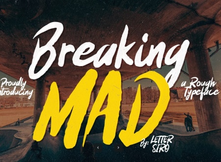 فونت انگلیسی خشن و زمخت