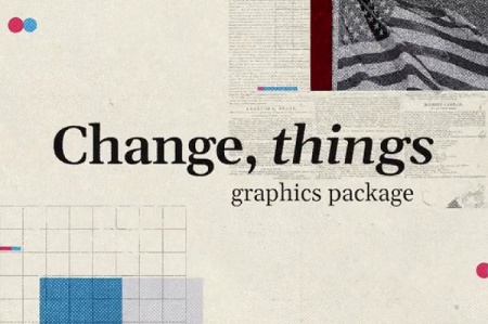 پروژه پریمیر پکیج المان های گرافیکی Change Things Graphics Package