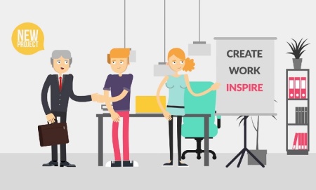 دانلود پروژه افتر افکت کاراکترهای موشن گرافیک Explainer Characters