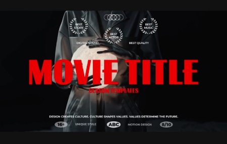 دانلود پروژه پریمیر تایتل سینمایی Cinematic Film Titles