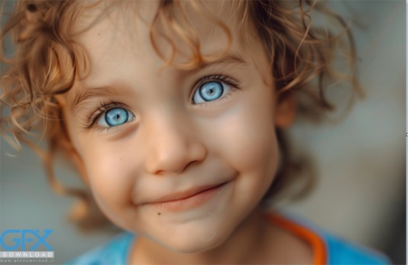 عکس پسر بچه چشم آبی خوشگل
