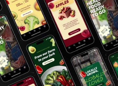 پروژه افتر افکت استوری اینستاگرام با موضوع محصولات کشاورزی