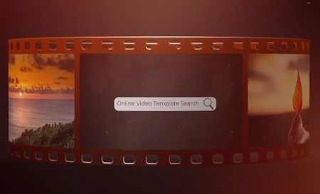 پروژه افتر افکت اینترو نوار فیلم Film Frame Search