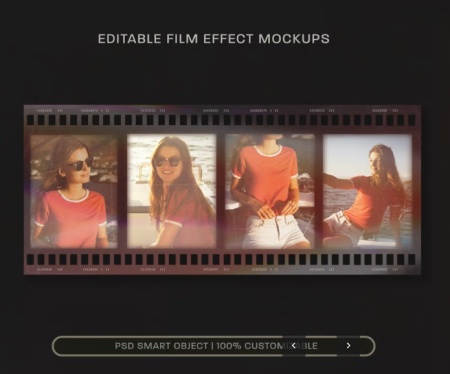 دانلود فایل لایه باز رول فیلم قدیمی فتوشاپ