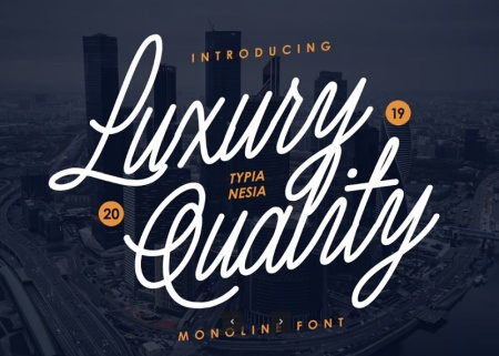فونت انگلیسی لوکس و زیبا Luxury Quality