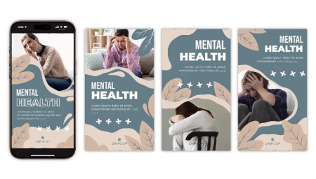 پروژه افتر افکت 4 استوری اینستاگرام سلامت روان