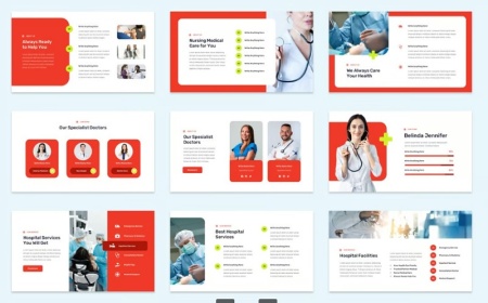 دانلود قالب پاورپوینت بیمارستانی