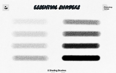 دانلود براش سایه زنی فتوشاپ