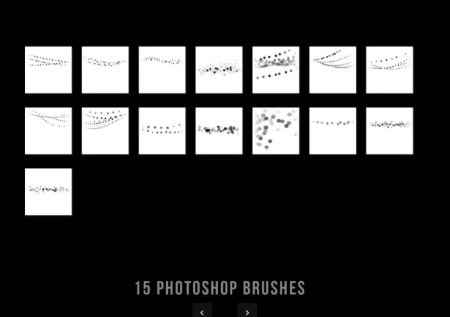 15 براش نورهای رشته ای برای فتوشاپ