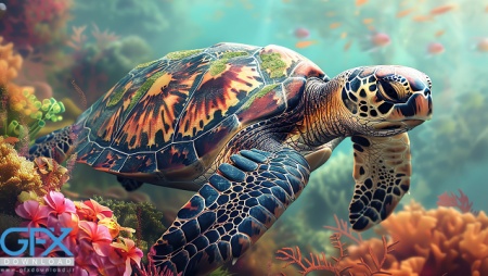 عکس لاک پشت دریایی