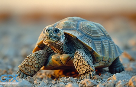 عکس لاک پشت خاکی