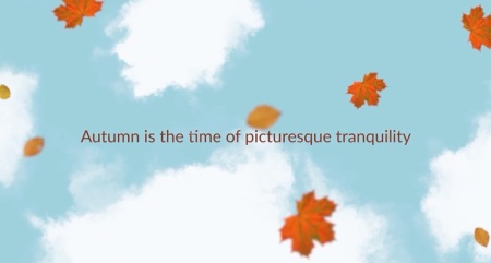 خرید پروژه آماده پریمیر لوگو پاییزی Autumn Logo