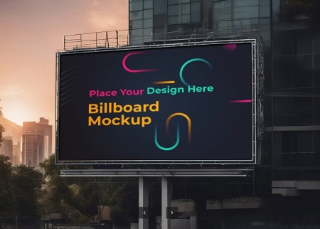 موکاپ بیلبورد تبلیغاتی شهری