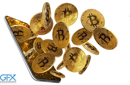 عکس سکه بیت کوین