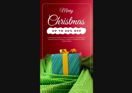 پروژه پریمیر استوری کریسمس و سال نو Christmas Stories Pack