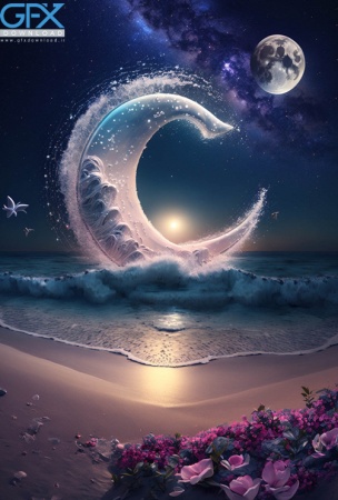 عکس ماه برای استوری