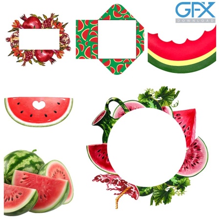 png فریم شب یلدا برای فتوشاپ