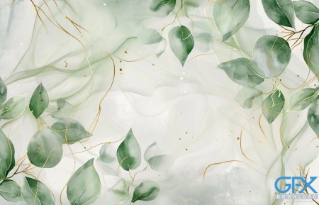  بک گراند سبز پاستیلی ساده