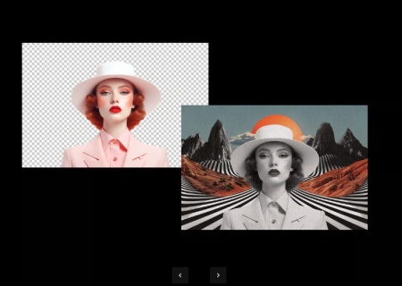 دانلود تمپلیت آماده افکت Halftone Collage برای عکس