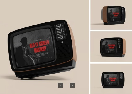 طرح لایه باز تلویزیون قدیمی