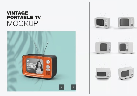 دانلود طرح لایه باز تلویزیون قدیمی