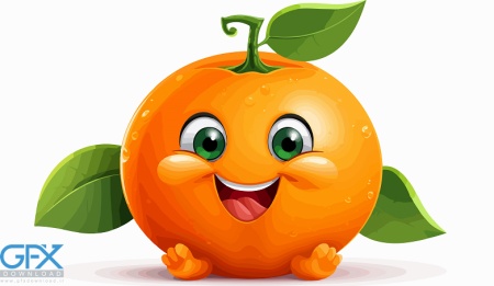 عکس پرتقال کارتونی