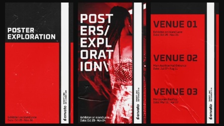 دانلود پروژه افتر افکت 9 پوستر عمودی به سبک نوستالژی