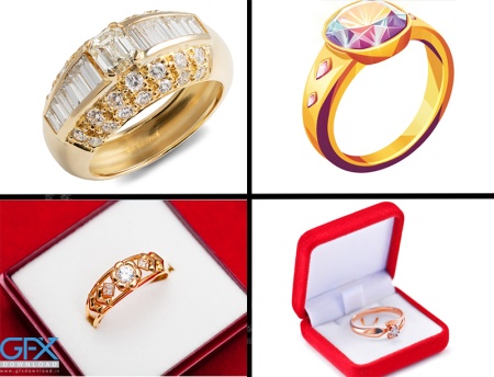 عکس انگشتر با کیفیت بالا