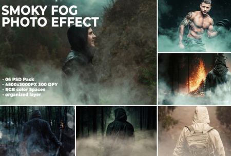 دانلود فایل لایه باز دود و مه