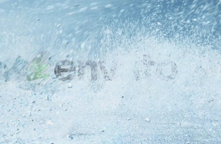 پروژه آماده افتر افکت افتتاحیه با کولاک برف Winter Frost Snowflakes